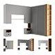 Bedroom Cupboard design by ingriddetalha - 3DOcean Item for Sale